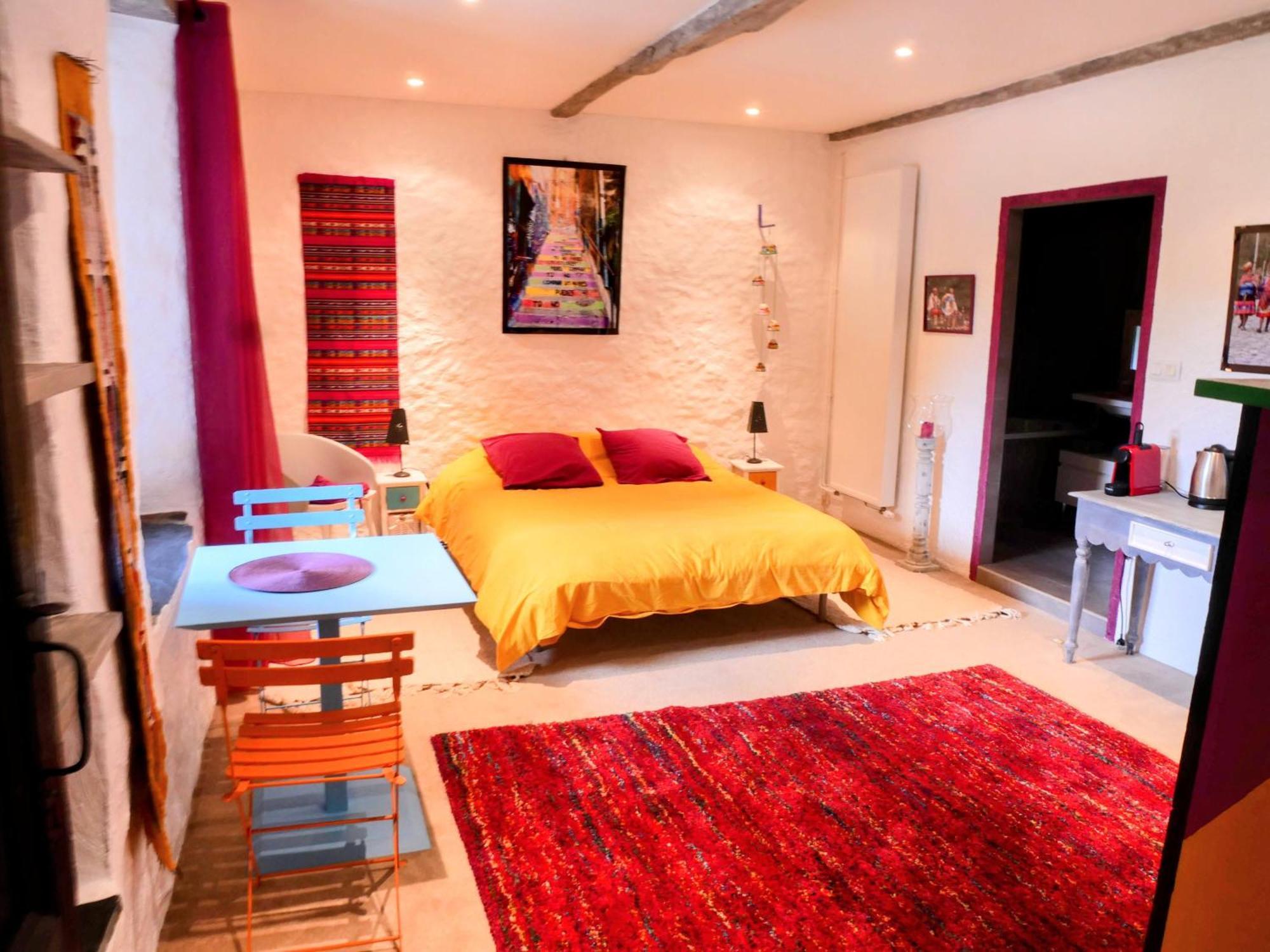 Bed and Breakfast Les Couleurs Du Cagire Couret Exterior foto