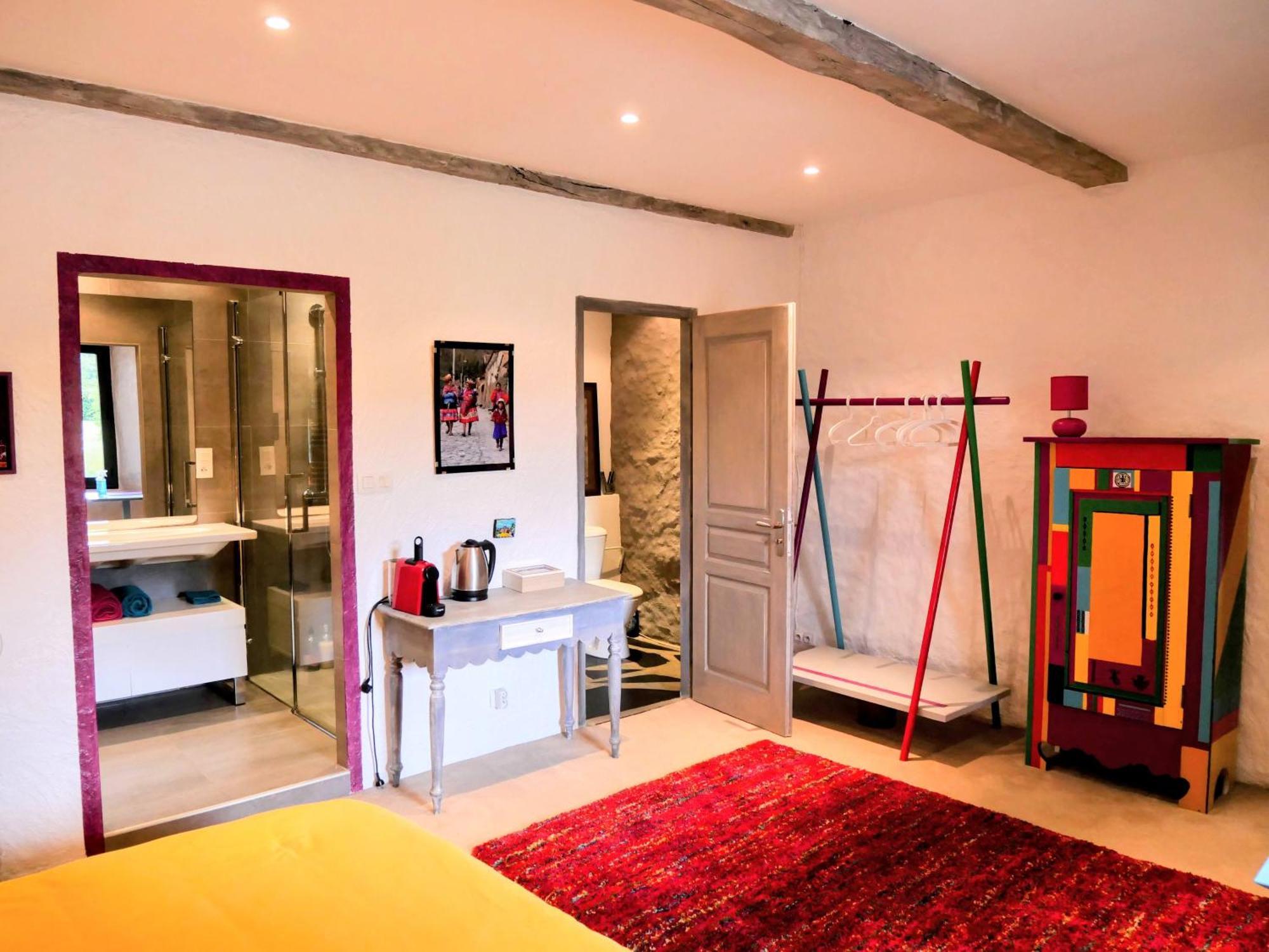Bed and Breakfast Les Couleurs Du Cagire Couret Exterior foto